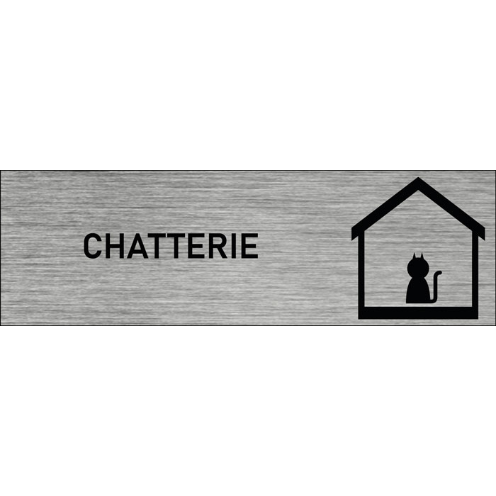 Plaque De Porte Chatterie