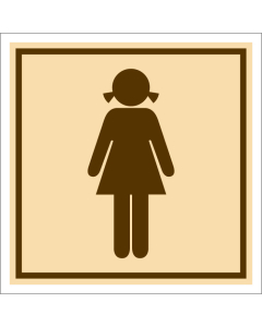  Panneau toilette femme