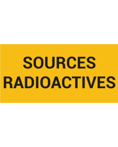 Pictogramme SOURCES RADIOACTIVES
