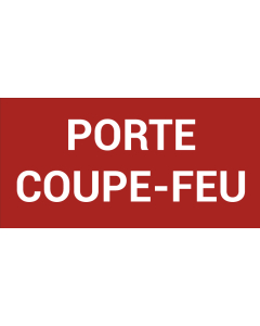 Pictogramme PORTE COUPE-FEU