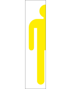 Sticker ffee32 Toilette-homme-bande-model-2-jaune
