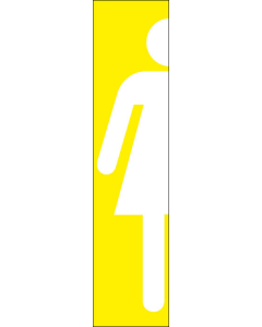 Sticker ffee32 Toilette-femme-bande-model-2-jaune
