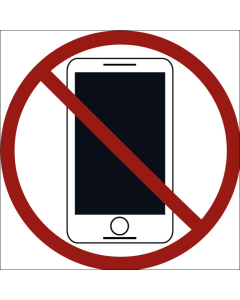 Pictogramme interdit téléphone portable
