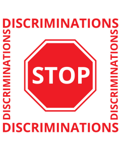 "STOP Discrimination" - Affiche Engagée Anti-Discriminations pour Sensibilisation Puissante