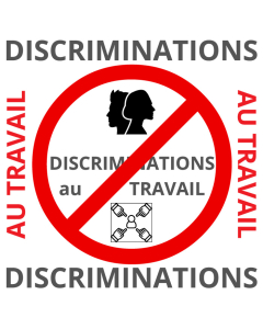 Affiche Non aux Discriminations au Travail
