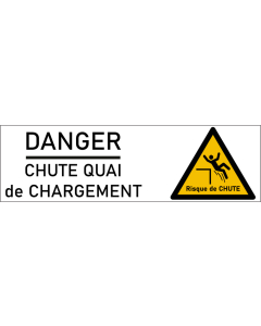 Pictogramme Danger Chute du Quai: Sécurité Accrue et Prévention des Accidents