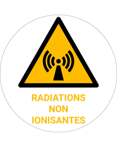 Panneau pictogramme Radiations non ionisantes