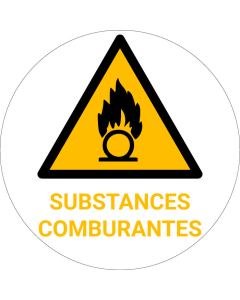 Panneau pictogramme Substances comburantes