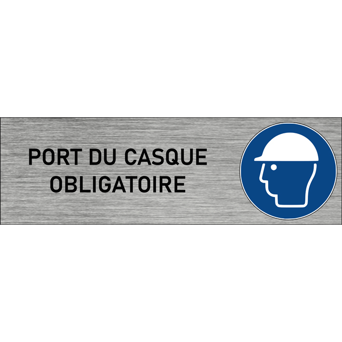 Panneau Port du Casque Obligatoire Vertical