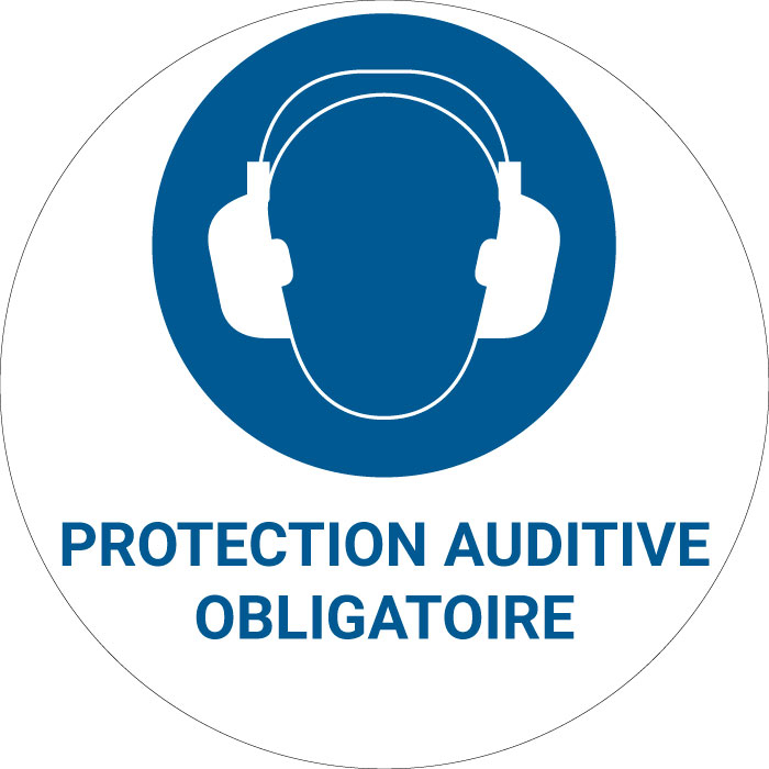 Panneau Port obligatoire des protections auditives
