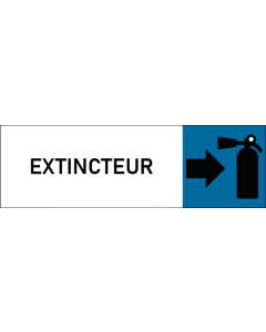 Plaque de porte classique Extincteur
