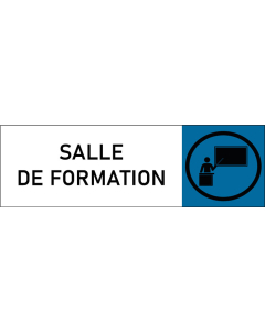 Plaque de porte classique Salle de formation