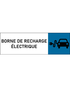 Plaque de porte classique Borne de recharge électrique