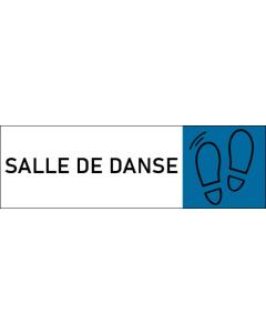 Plaque de porte classique Salle de danse