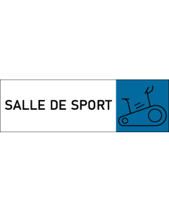 Plaque de porte classique Salle de sport