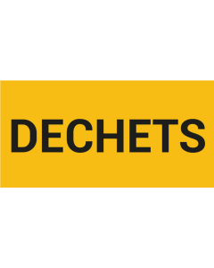 Pictogramme DÉCHETS
