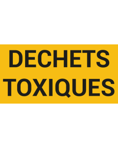 Pictogramme DÉCHETS TOXIQUES