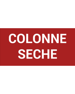 Pictogramme COLONNE SÈCHE