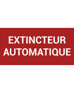 Pictogramme EXTINCTEUR AUTOMATIQUE
