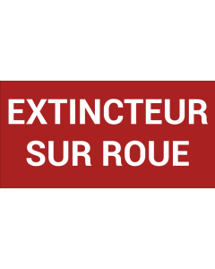 Pictogramme EXTINCTEUR-SUR-ROUE