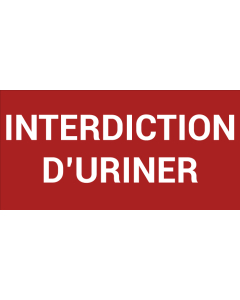 Pictogramme INTERDICTION-D’URINER
