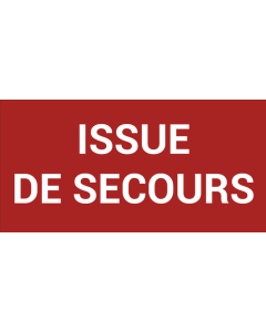 Pictogramme ISSUE DE SECOURS
