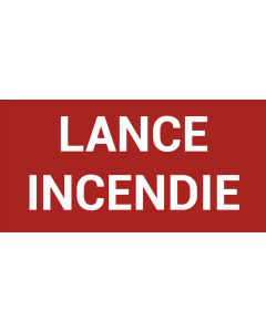 Pictogramme LANCE INCENDIE