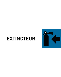 Plaque de porte classique Extincteur
