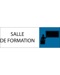 Plaque de porte classique Salle de formation