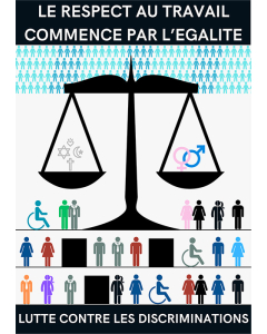 Affiche contre la discrimination