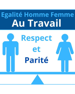 Affichage égalité homme femme respect