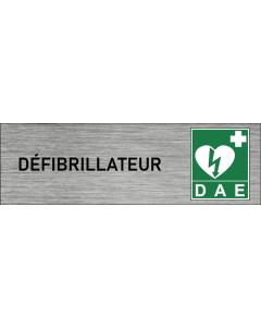 Plaque de porte Défibrillateur