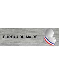 Plaque de porte Bureau du maire