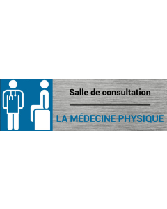 Plaque de porte Médecine physique