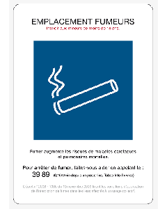 Pictogramme officil Zone fumeur