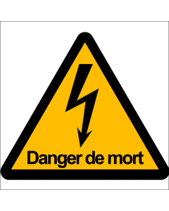 Pictogramme danger de mort