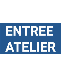 Pictogramme ENTRÉE ATELIER