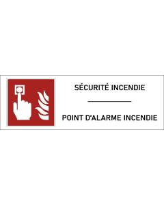 Panneau Point d'alarme incendie