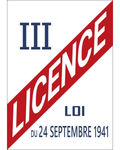 Panneau Licence III