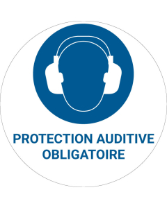 Panneau pictogramme Protection auditive obligatoire