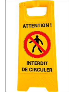 Chevalet Interdit de circuler