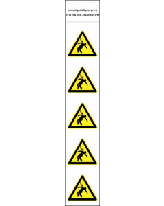 Panneau Autocollants Danger électrocution – 5N