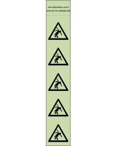 Panneau Autocollants photoluminescents Danger électrocution – 5Ph