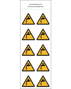 Panneau Autocollants Fuite électrique – 10N