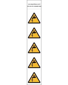 Panneau Autocollants Fuite électrique – 5N