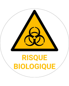 Panneau pictogramme Risque biologique