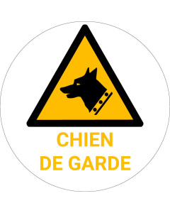 Panneau pictogramme Chien de garde