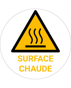 Panneau pictogramme Surface chaude