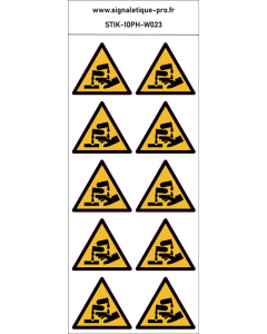 Panneau Substances corrosives – 10N