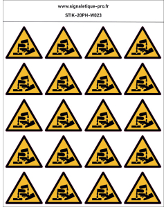 Panneau Substances corrosives – 20N